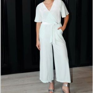 Opal blue Velvet wrap bodysuit